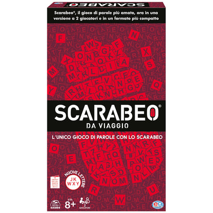 Publisher Games, SCARABEO, 2-player Beetle, boxed word game, board game for the whole family, from 8 years old, 2-player board game - For family challenges 2 version with international letters