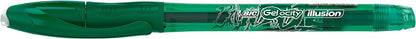 Bic 943443 Gel-ocity Illusion Pressure Gel Rollerball 0.3 mm Box of 12 Green Green 12 count (Pack of 1)