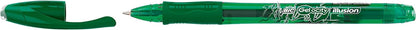 Bic 943443 Gel-ocity Illusion Pressure Gel Rollerball 0.3 mm Box of 12 Green Green 12 count (Pack of 1)