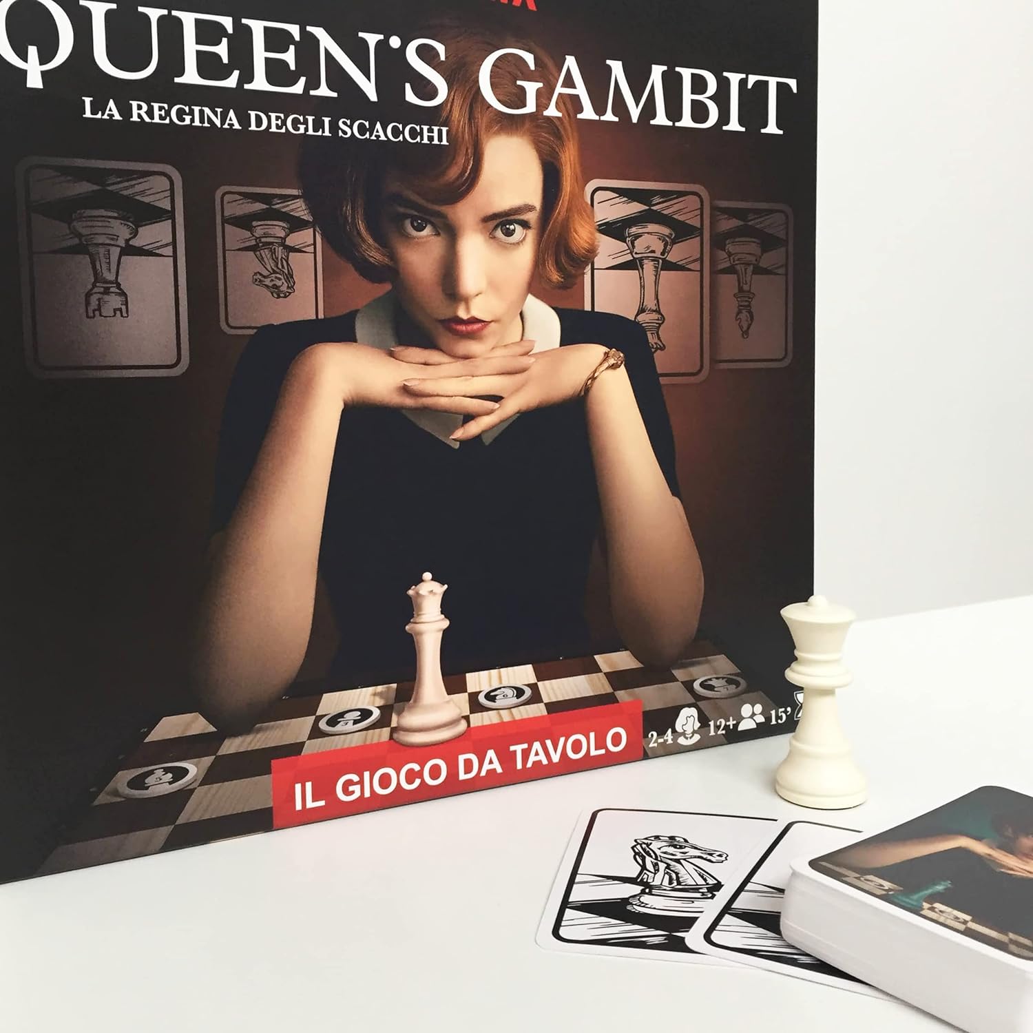 Asmodee - The Queen's Gambit: Queen of Chess - Board Game, 2-4 Players, 12+ Years, English Edition
