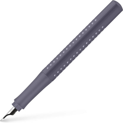 Faber-Castell Fountain pen M/Ballpoint pen set Grip 2010 dapple gray Grey SET