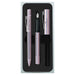Faber Castell Grip Edition Fountain Pen and Ballpoint Pen Set - Glam Pearl White Set Single