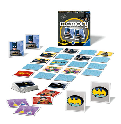 Ravensburger DC Batman Mini Memory Game-Matching Picture Snap Pairs for Kids Age 3 Years Up - Educational Todder Toy