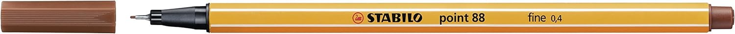 Fineliner - STABILO point 88 - Pack of 10 - Sanguine