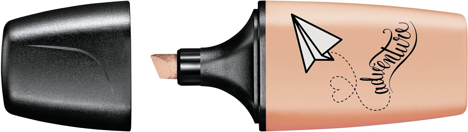 Highlighter - STABILO BOSS MINI Pastellove - Box of 10 - Creamy Peach Pastellove Creamy Peach
