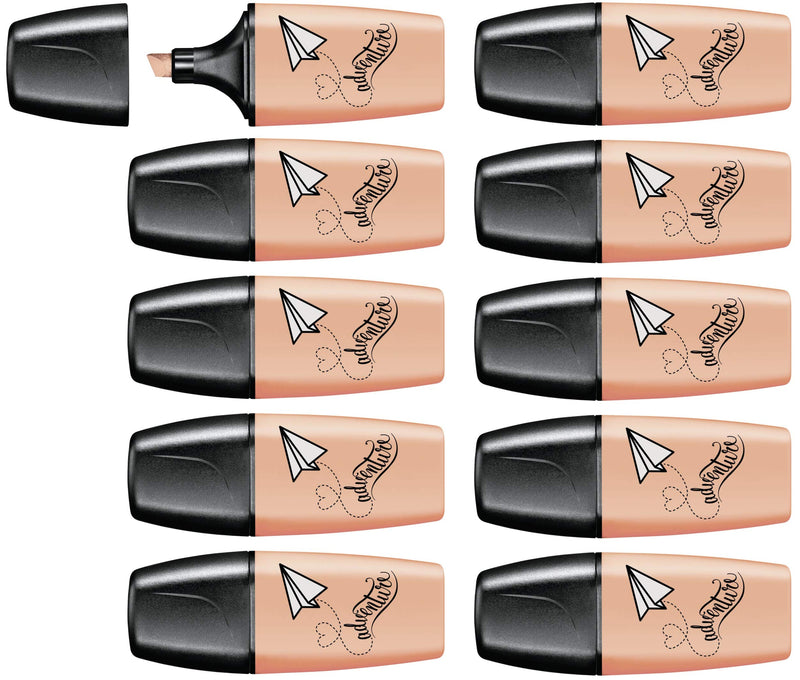 Highlighter - STABILO BOSS MINI Pastellove - Box of 10 - Creamy Peach Pastellove Creamy Peach