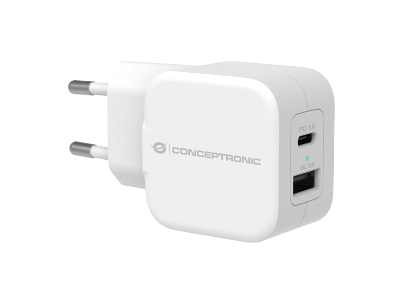 2 Port Usb Charger White Pd 20W