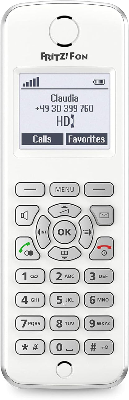 AVM Fritz Fon M2 DECT comfortable phone (HD telephony, international version)