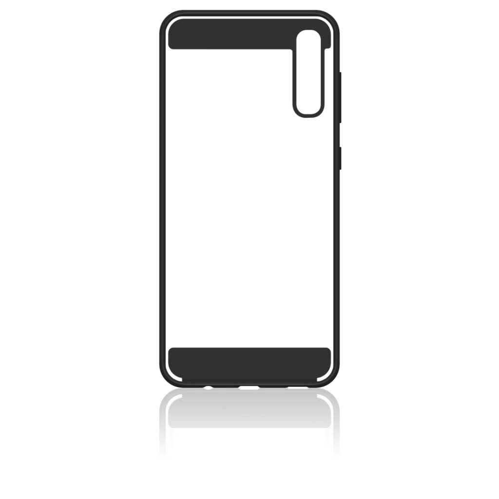 Black Rock - Air Robust Case for Samsung Galaxy A50 Transparent Cover TPU Thin (Black)