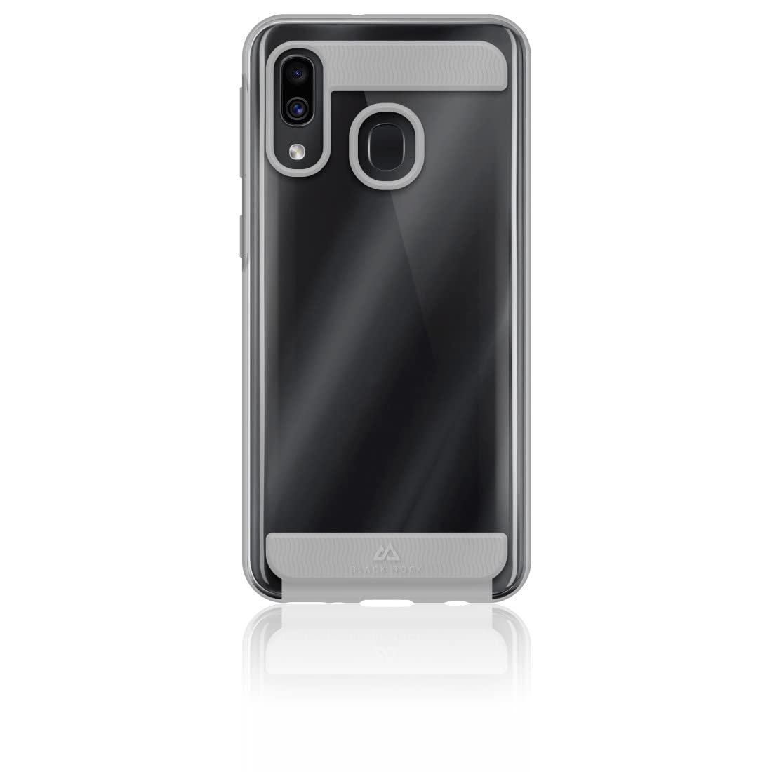 Black Rock"Air Robust" Case for Samsung Galaxy A20e, Perfect Protection, Slim Design, Polycarbonate, Termoplastic Polyurethane (PUT) Transparent