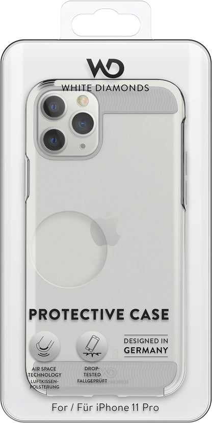 WHITE DIAMONDS - Innocence Tough Case Clear Case for Apple iPhone 11 Pro | Grey, Transparent, Robust, Cover, TPU, Silicone (Transparent