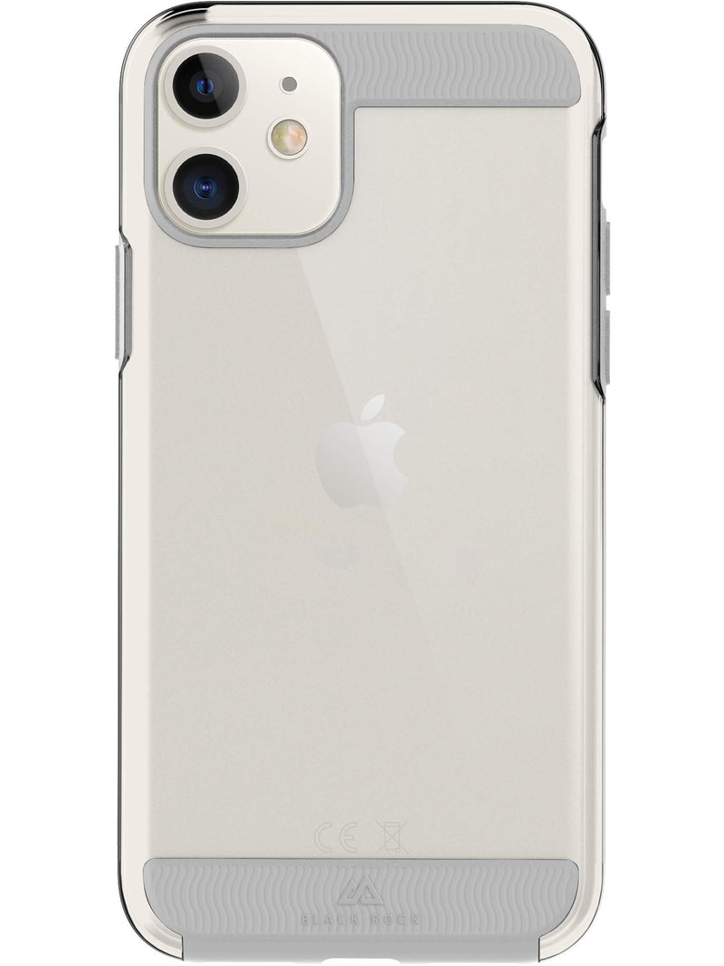 Black Rock "Air Rugged" Case for Apple iPhone 11, Perfect Protection, Slim Design, Polycarbonate, Thermoplastic Polyurethane (PUT)) Transparent
