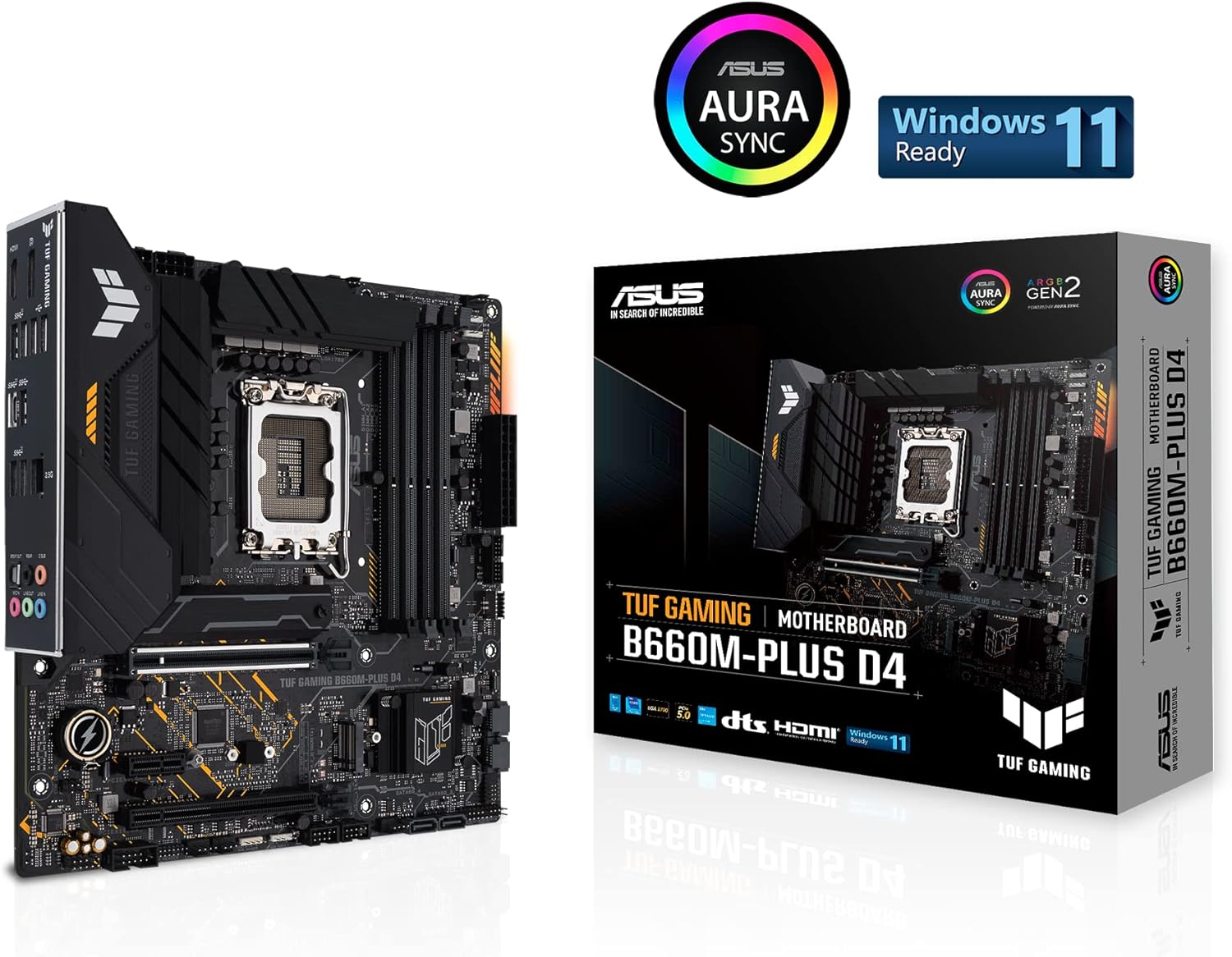 MB ASUS Intel 1700 TUF GAMING B660M-PLUS D4 B660 TUF GAMING B660M-PLUS D4 PLUS WIFI D4