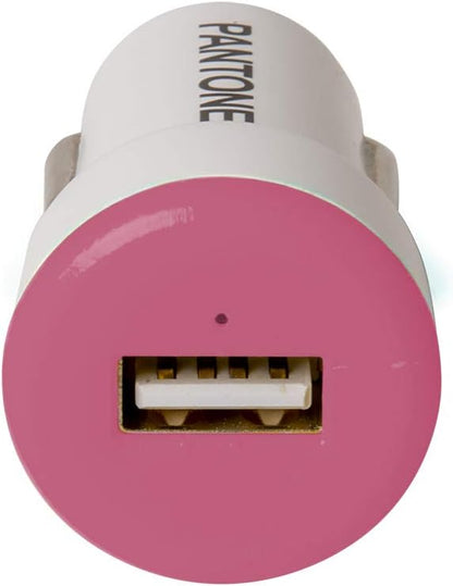 Celly PTDC1USBP Pantone Car Charger, Turbo Charge, 24V, 2.1A Output