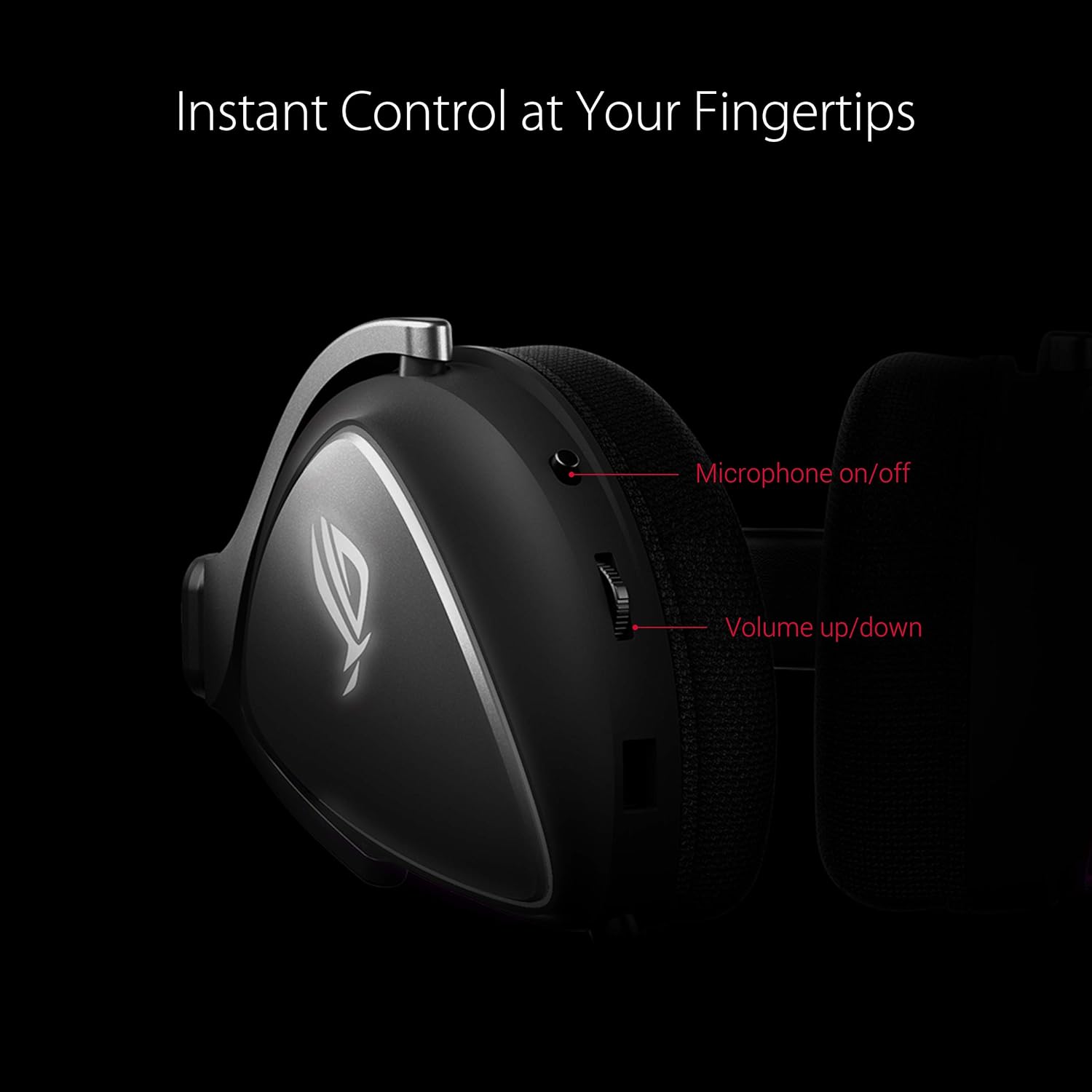 ASUS ROG Delta Core Wired Gaming Headset (Detachable Discord Certified Mic, 7.1 Surround Sound, 50mm Drivers, Hi-Res Audio, 3.5mm, For PC, Mac, Switch, Xbox One, PS4, PS5, Mobile Devices)- Black