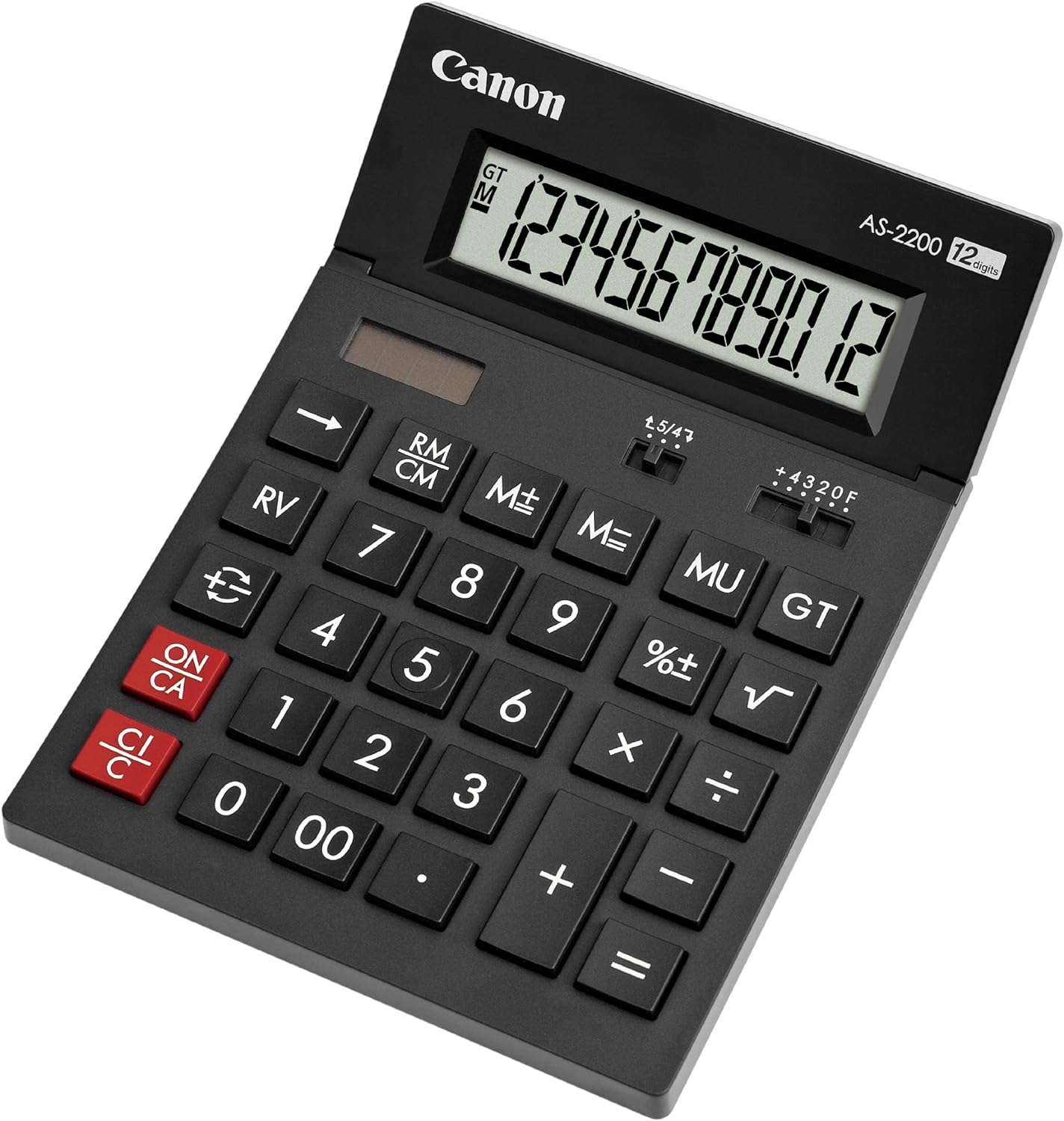 Canon AS-2200 - 12-digit semi-desktop calculator