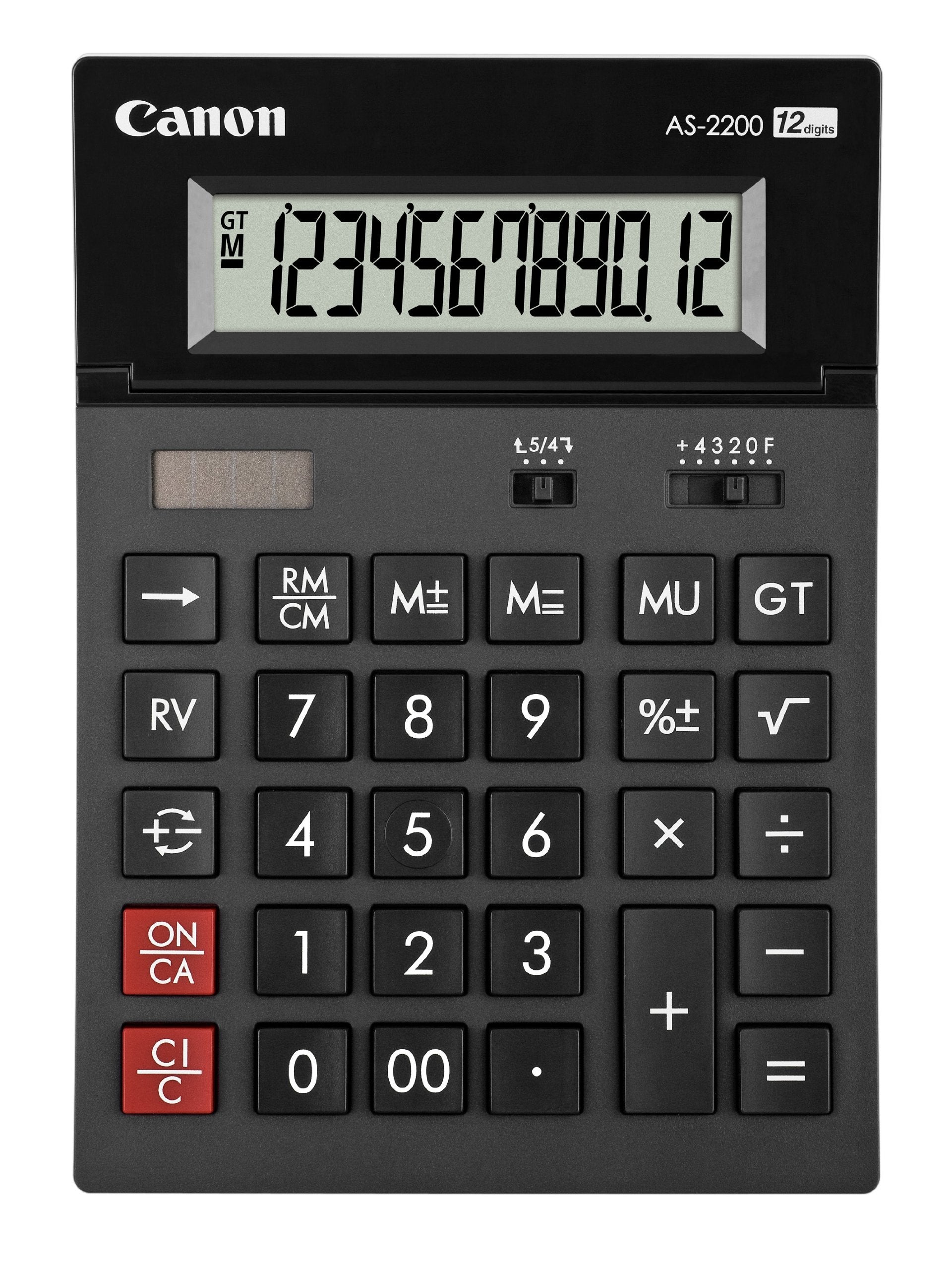 Canon AS-2200 - 12-digit semi-desktop calculator