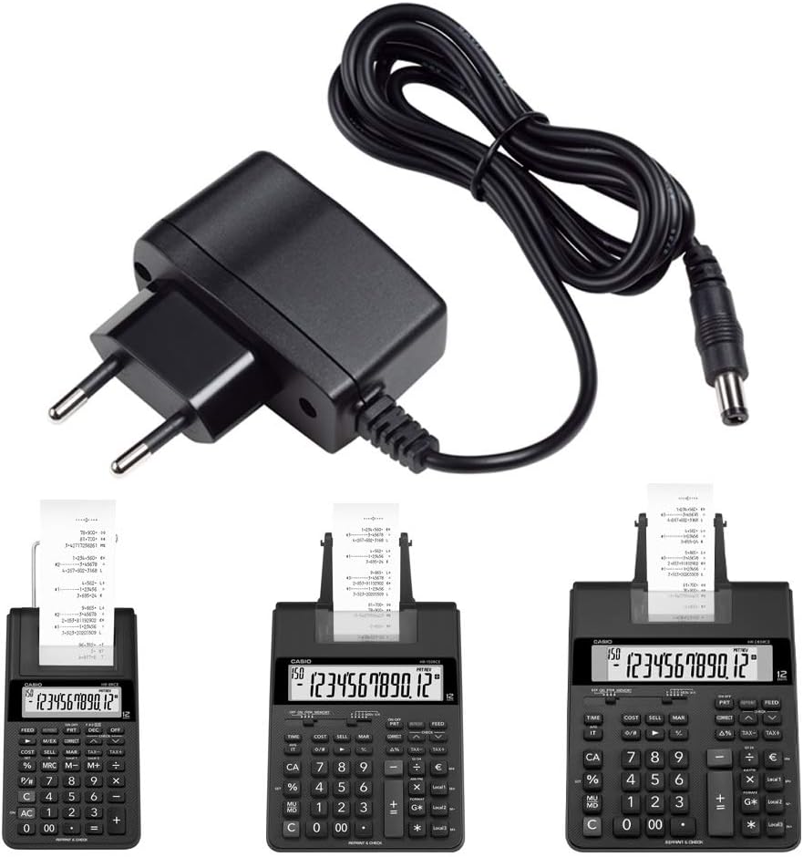 Casio 005821 - Electricity Adaptor, Black