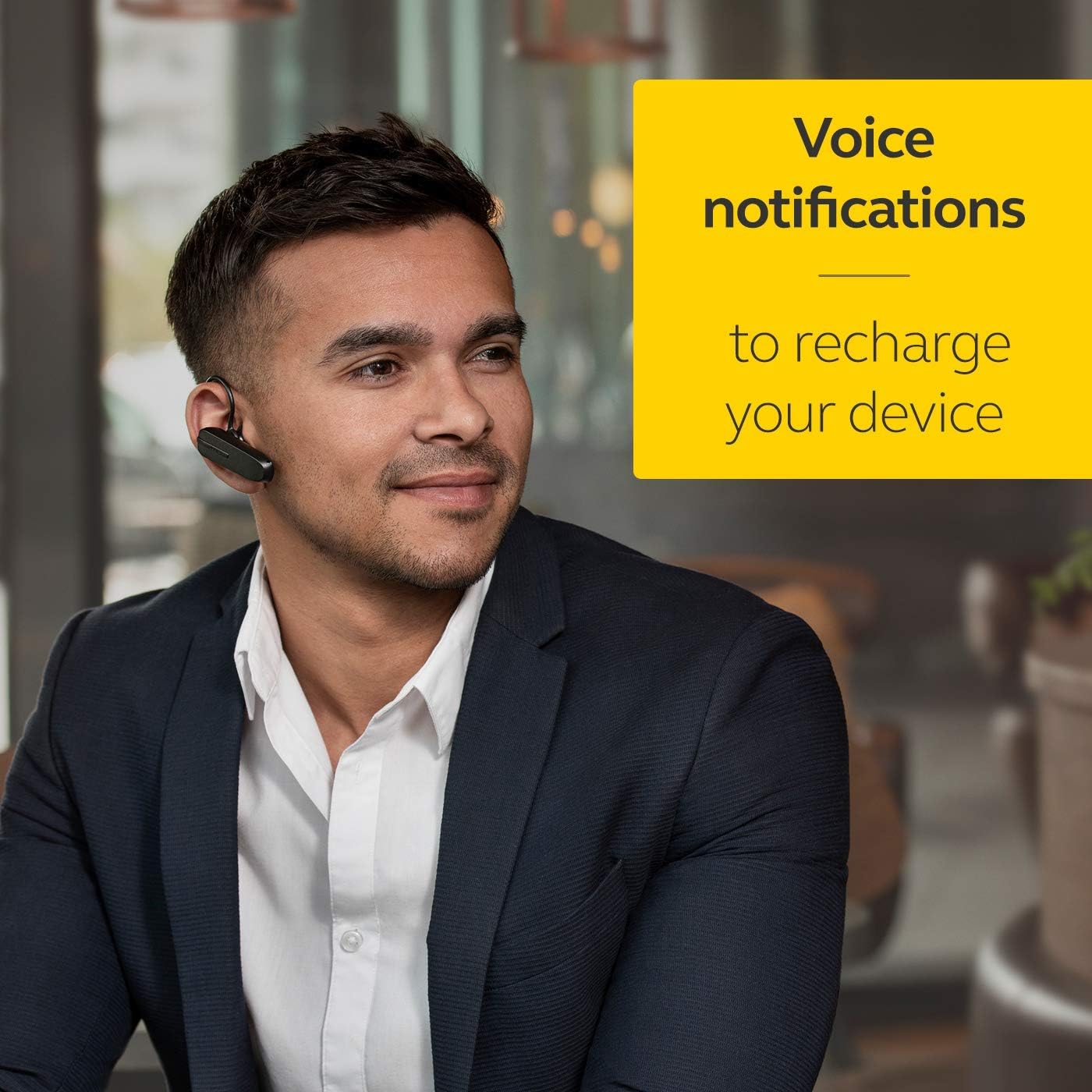 Jabra Talk 5 Mono In-Ear Headset – Wireless and Clear Calls - Simple Pairing with Mobile Devices – Long Lasting Battery up to 11 Hours on a Single Charge - Black Black Talk 5