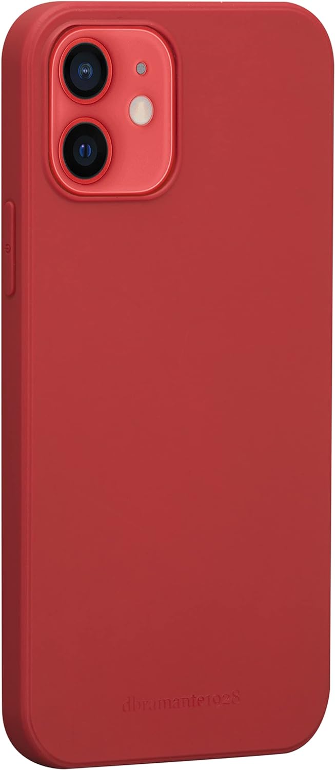 dbramante1928 Greenland - Compatible with iPhone 12/12 Pro - Made from 100% recycled plastic - All-around, slim, snap-on, impact protection case - Candy Apple Red iPhone 12/12 Pro Candy Apple Red