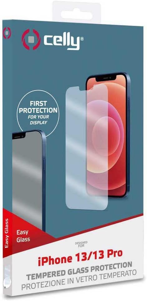 CELLY PROT.GLASS IPHONE 13/13 PRO EASY