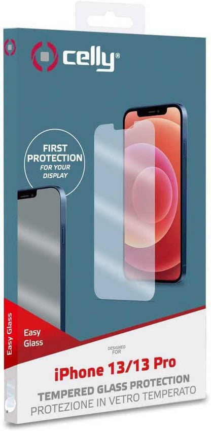 CELLY PROT.GLASS IPHONE 13/13 PRO EASY