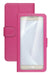 Celly UnicaView Universal Case with Front Window with Slide Touch System for 4.5"-5.0" Smartphones, Pink