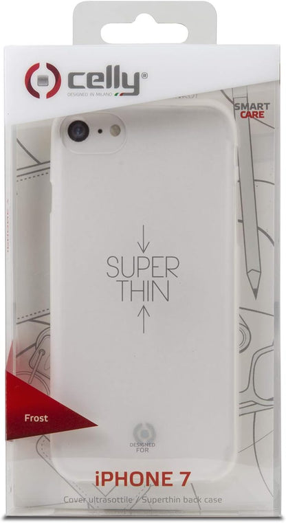 Celly FROST Superthin Cover for iPhone 7 - White
