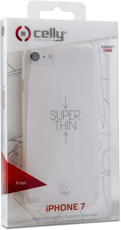 Celly FROST Superthin Cover for iPhone 7 - White