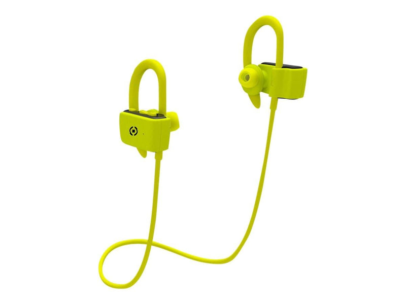 Celly bhsportproyl Ear-hook Binaural Bluetooth Yellow – Headset (Binaural, Ear-hook, Yellow, Bluetooth, Bluetooth, intraaural)