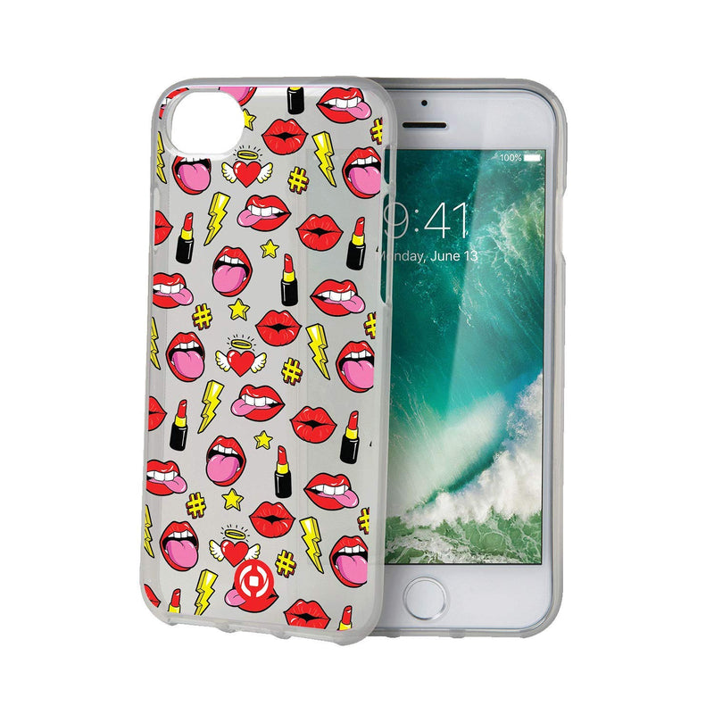 Celly Cover 800TEEN07 Lips Back Cover for Apple iPhone 6S/7/8 Mix