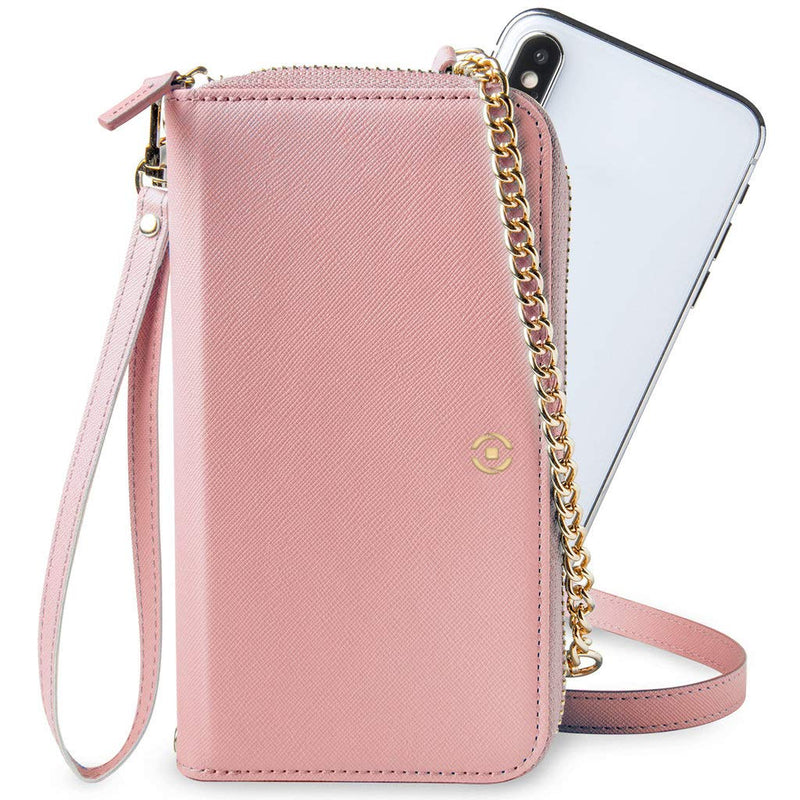 VENERE Clutch for Smartphones up to 6.5 Inches pink