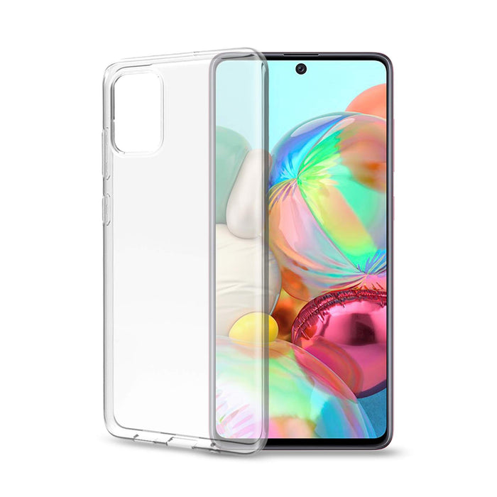 Celly Gelskin Case for Samsung Galaxy A71, Transparent