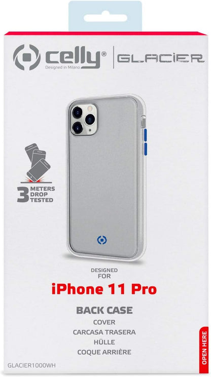 CELLY Glacier Cover for iPhone 11 Pro TPU + Polycarbonate White