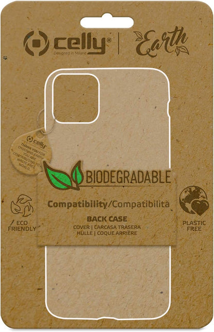 Celly Eco-Friendly Samsung Galaxy S20 Case, Biodegradable Plant Fibers Case with Integral Anti-Slip Protection and Soft Texture green
