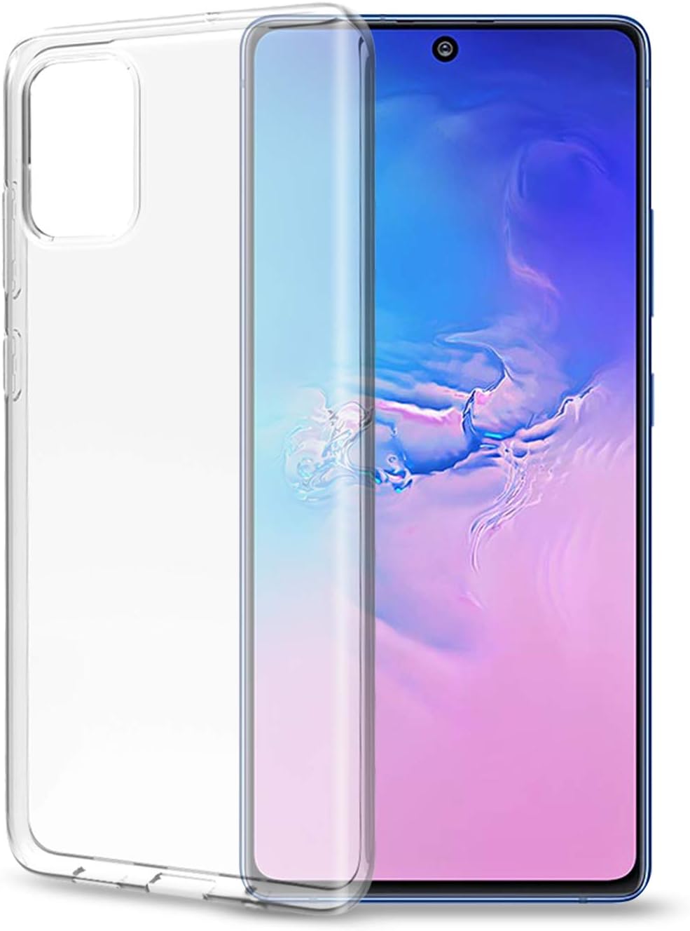 MOVIL Back Cover Cell Gelskin Transparent Case for Samsung Note 10 Lite