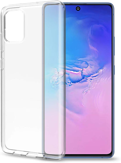 MOVIL Back Cover Cell Gelskin Transparent Case for Samsung Note 10 Lite