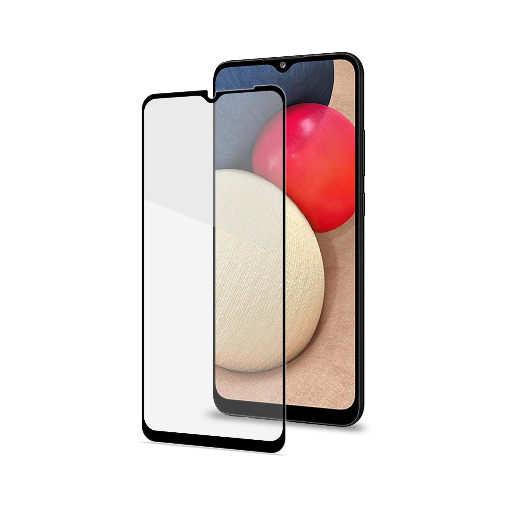 Celly Full Glass Galaxy A02S Black