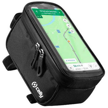 Celly WEATHERBIKEBK mobile phone case 17 cm (6.7") Pouch case Black