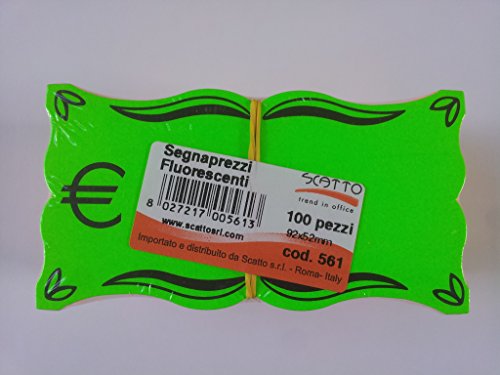 Conf50 Segna Prezzi Fluo 9X5.2 C/B