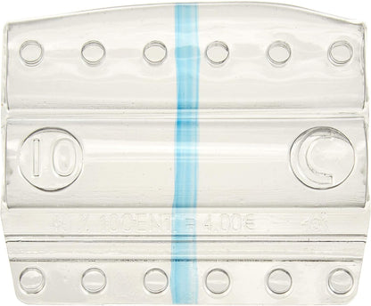 ITERNET Bag of 100 Ten-Cent Coin Blister Packs with Blue Stripes