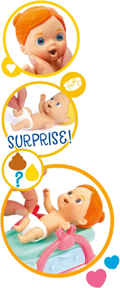 Cicciobello CC014 Amicci, Baby with Nursery Box and Accessories, Various Models for Girls or Boys Available, Toy for Children Aged 3 and Above