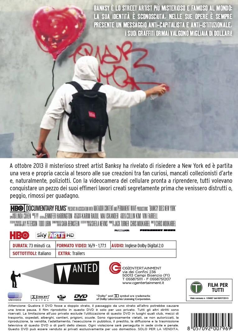 Cg Entertainment Dvd banksy does new york