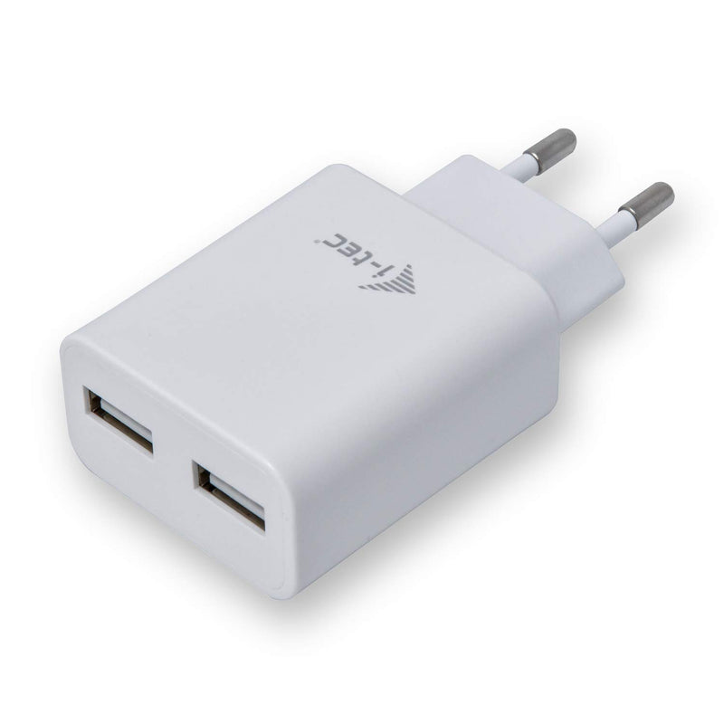 i-tec USB POWER CHARGER 2 PORT 2.4A WHITE