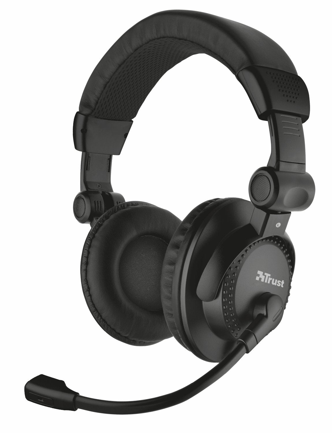 Trust Como Over-Ear Headset for PC and Laptop , Black