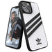adidas Compatible with iPhone 13 Pro Max 6.7" Case, Original Shaped Case, Protective Case, White & Black white / black