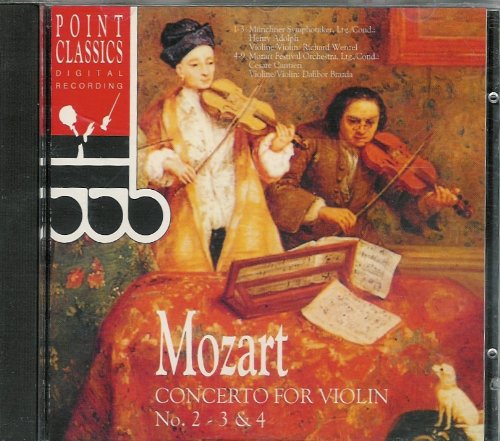 Concerto For Violin Nos. 2, 3 & 4 CD : Mozart