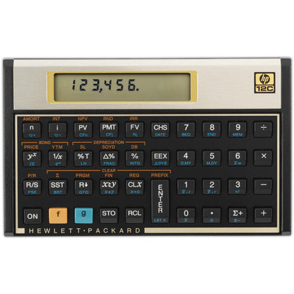 Hewlett Packard  Calculator Financial Battery-power 10 Digit over 120 Functions Ref HP12C