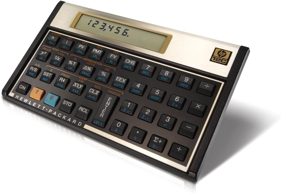 Hewlett Packard  Calculator Financial Battery-power 10 Digit over 120 Functions Ref HP12C
