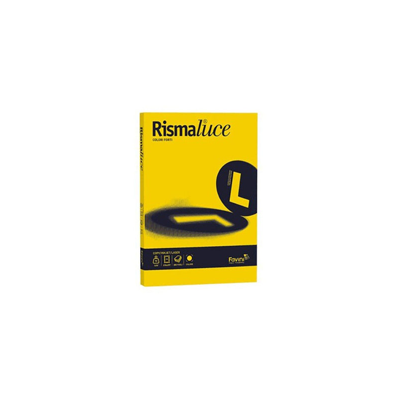Favini Coloured Ream Paper 125 Sheets A4 200gr Sun Yellow